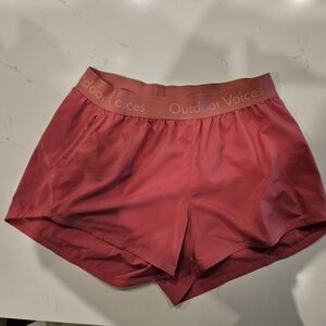 Outdoor Voices Women's Red Shorts